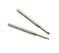 2 Pack Curved Head Watch Repair Levers Heavy Duty Carbon Steel Watch Back Covers Removal Tool for Back Case Opener Antislip Prying Tool