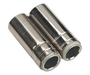 2 PACK Cylindrical Nozzle - Suitable for MB25 & MB36 Torches - MIG Welding