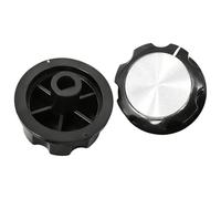 2-Pack D-Type Shaft Timer Knob, Universal Air Fryer Replacement Control Knob - Compatible with Most Air Fryer Models, Easy Install Accessory Part