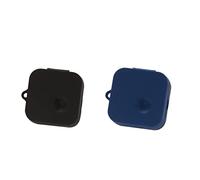 2 Pack DAYJOY Soft Silicone Protective Case Cover Compatible with Nothing Ear 2 Wireless Earbuds, Protective Skin Sleeve with Key Chain (Black+Blue)
