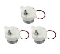 2-Pack DC 6V 5RPM High Torque Gear Reduction Motor with Dual Flat Shaft for Stage, Alarm Systems, and Electric Devices
