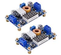 [2 Pack] DC-DC 5A Buck Converter 4-38V to 1.25-36V Voltage Regulator High Power Module with LED Display