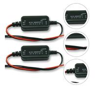 2 Pack DC-DC Voltage Reducer Converter 12V to 5V 2.5A Regulator Step Down Module, IP67 Waterproof Power Supply for Automotive, Marine, LED Strips, GPS, Car Ster