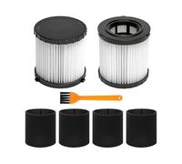2 Pack DCV5801H Replacement Filter for DCV580H, DCV581H 20V MAX Wet Dry Vacuum, with Foam Sleeve Filters