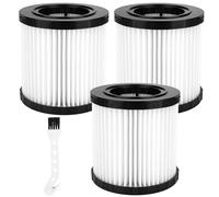 2 Pack DCV5801H Wet Dry Shop Vacuum Filters, Washable Vacuum Filter Compatible with DeWalt DCV580H DCV581H DCV5801H, Replacement Filter with Cleaning Brush