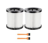 2 Pack DCV5801H Wet/Dry Vacuum Hepa Replacement Filter Compatible with DeWalt DCV580 & DCV581H,Washable and Reusable
