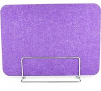 2 Pack Desk Divider Privacy Screen Purple Sneeze Guard Panels NoiseReducing Workplace Partition 30x100cm Desk Mounted Privacy Shield for Office & Home Use