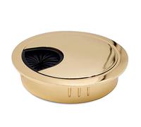 2-Pack Desk Grommet for Wire Organizer - Golden, 2-3/8" Hole, GTG60-2