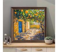 2 Pack Diamond Art Summer, 5D DIY Landscape Diamond Painting Mosaic Kits for Adults Beginner, Full Square Drill Gem Crystal Sequin Art for Home Wall Decor, Creative Gifts 10x10 inch/25x25cm,2p509p