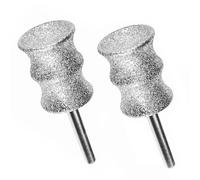 2 Pack Diamond Rotary Grinder Bits for Dogs - Pet Nail Grinder Attachment - 1/8" Replacement Grinder Wheel for Dremel - Pet Nail File & Clippers for Medium & Large Dogs (XL)