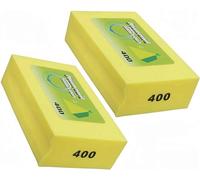 2 Pack Diamond Sanding Blocks Hand-Held Pad Polishing Grinding Block For Glass Granite Concrete Marble 400 Grit