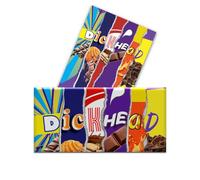 2-Pack Dickhead Funny Chocolate Bar Wrappers - Novelty Joke Gift for Him - Hilarious Secret Santa Gag Present - Cheeky Birthday or Christmas Stocking Filler (Wrappers Only)