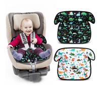 2 Pack Dinosaur Car Seat Protector for Potty Training Waterproof Piddle Pad Cover from Spillages Nappy Leaks Toilet Training Anti Slip Backing Strollers Carseat Liner for Toddlers Babies Summer