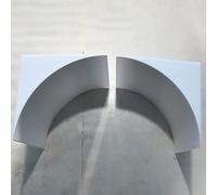 2 Pack DIY Foam Arch Doorway Set, White Lightweight Wall Design for Cafes/Lounges/Entryways, Flexible Mounting & Easy Paint(26.5x26.5x26.5cm/10.4x10.4x10.4in)