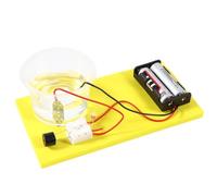 2 Pack DIY Rain Alarm Assembly Kit Water Sensing Circuit Physics Experiment Material STEM Handmade Invention Educational Model For Students
