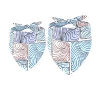 2 Pack Dog Bandana a Mess of Yarn Girl Boy Bibs Dog Scarf Kerchief Accessories for Small Medium Large Dogs Puppy Cat Pet