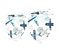 2 Pack Dog Bandana Airplanes Pattern Girl Boy Bibs Dog Scarf Kerchief Accessories for Small Medium Large Dogs Puppy Cat Pet