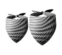 2 Pack Dog Bandana Architecture of Basel Girl Boy Bibs Dog Scarf Kerchief Accessories for Small Medium Large Dogs Puppy Cat Pet