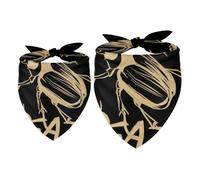 2 Pack Dog Bandana Beetle Insect Girl Boy Bibs Dog Scarf Kerchief Accessories for Small Medium Large Dogs Puppy Cat Pet
