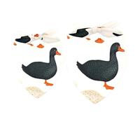 2 Pack Dog Bandana Black and White Indian Runner Ducks Girl Boy Bibs Dog Scarf Kerchief Accessories for Small Medium Large Dogs Puppy Cat Pet