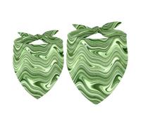 2 Pack Dog Bandana Cucumber Green Form Girl Boy Bibs Dog Scarf Kerchief Accessories for Small Medium Large Dogs Puppy Cat Pet