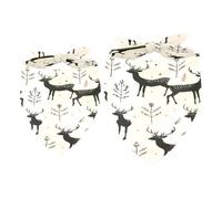 2 Pack Dog Bandana Deer Silhouette Girl Boy Bibs Dog Scarf Kerchief Accessories for Small Medium Large Dogs Puppy Cat Pet