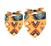 2 Pack Dog Bandana Divergence Pattern Girl Boy Bibs Dog Scarf Kerchief Accessories for Small Medium Large Dogs Puppy Cat Pet