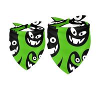 2 Pack Dog Bandana Fanny Evils Girl Boy Bibs Dog Scarf Kerchief Accessories for Small Medium Large Dogs Puppy Cat Pet