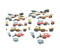 2 Pack Dog Bandana Farm Tractor Plowing Field Machine Girl Boy Bibs Dog Scarf Kerchief Accessories for Small Medium Large Dogs Puppy Cat Pet
