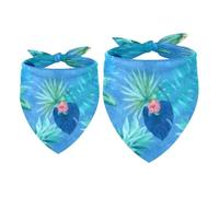 2 Pack Dog Bandana Fruitful Pineapple Girl Boy Bibs Dog Scarf Kerchief Accessories for Small Medium Large Dogs Puppy Cat Pet