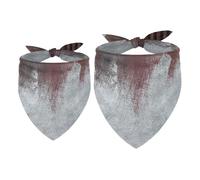 2 Pack Dog Bandana Half Painted Wall Girl Boy Bibs Dog Scarf Kerchief Accessories for Small Medium Large Dogs Puppy Cat Pet