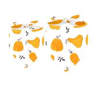 2 Pack Dog Bandana Harvest Pumpkin Girl Boy Bibs Dog Scarf Kerchief Accessories for Small Medium Large Dogs Puppy Cat Pet