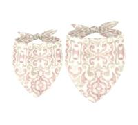 2 Pack Dog Bandana Hercules Arm Girl Boy Bibs Dog Scarf Kerchief Accessories for Small Medium Large Dogs Puppy Cat Pet