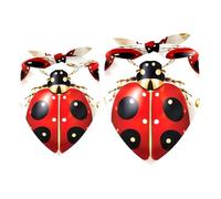 2 Pack Dog Bandana Ladybug Girl Boy Bibs Dog Scarf Kerchief Accessories for Small Medium Large Dogs Puppy Cat Pet