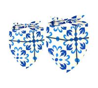 2 Pack Dog Bandana Lisbon Pattern Girl Boy Bibs Dog Scarf Kerchief Accessories for Small Medium Large Dogs Puppy Cat Pet