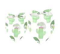 2 Pack Dog Bandana Lizard on Cactus Girl Boy Bibs Dog Scarf Kerchief Accessories for Small Medium Large Dogs Puppy Cat Pet