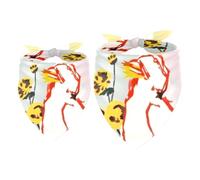 2 Pack Dog Bandana Love Yourself Girl Boy Bibs Dog Scarf Kerchief Accessories for Small Medium Large Dogs Puppy Cat Pet