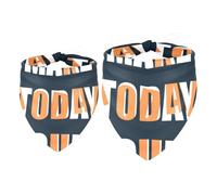 2 Pack Dog Bandana Make Today Count Girl Boy Bibs Dog Scarf Kerchief Accessories for Small Medium Large Dogs Puppy Cat Pet