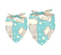 2 Pack Dog Bandana Mittens and Wool Socks Girl Boy Bibs Dog Scarf Kerchief Accessories for Small Medium Large Dogs Puppy Cat Pet