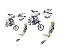 2 Pack Dog Bandana Motorcross Man Girl Boy Bibs Dog Scarf Kerchief Accessories for Small Medium Large Dogs Puppy Cat Pet
