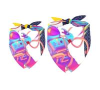 2 Pack Dog Bandana New Dimension Girl Boy Bibs Dog Scarf Kerchief Accessories for Small Medium Large Dogs Puppy Cat Pet