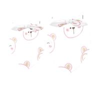 2 Pack Dog Bandana Shy Bubbies in Pink Bow Girl Boy Bibs Dog Scarf Kerchief Accessories for Small Medium Large Dogs Puppy Cat Pet