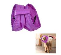 2 Pack Dog Bath Cap Waterproof Shower Hat Dogs Snood for Washing Raining Swimming Dogs Ear Prevention Cover Guard (S)