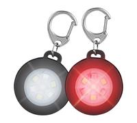 2 Pack Dog Lights for Night Walking, Rechargeable LED Dog Collar Light 3 Glowing Modes,Adjustable Flashing Dogs Collar for Small Medium Large Dogs Night Walking