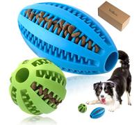 2 Pack Dog Puzzle Toy for Large Dogs, Interactive Dog Enrichment Toys, Dog Toy to Keep Them Busy, Treat Dispensing Ball for Dog Teething and Training