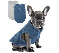 2 Pack Dog Sweater with Leash Ring Winter Warm Pet Sweater Thick Clothes Coat Fleece Dog Sweaters for Small Dogs Girl Boy for Chihuahua, French Bulldog, Dachshund,X-Large(19-26lbs)
