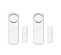 2 Pack Door and Window Alarm Wireless, WindowAlarms, 90dB AlarmSensor, Door Alarm Sensor, Window Door Open Contact Burglar Chime Anti-Theft,