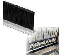 2 Pack Door Sweep Weather Seal for Windows & Doors Adjustable 25/28/30mm Height Brush Pile Single/Double Row Card-Slot T-H 50mm Design Energy Efficient Insulation