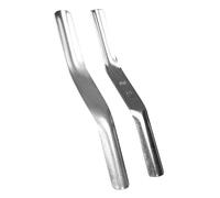 2 Pack Double End Brick Jointers - 1/2" X 5/8" Brick Jointing Pointing Tools Kit Pointing Trowel Mortar Finishing Tool for Builders and Bricklayers