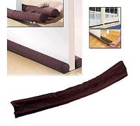 2 Pack Double Sided Draft Excluder Draught Insulator Strip Foam Seal Fits Under Door Draft Stopper for Doors & Windows 90cm Long